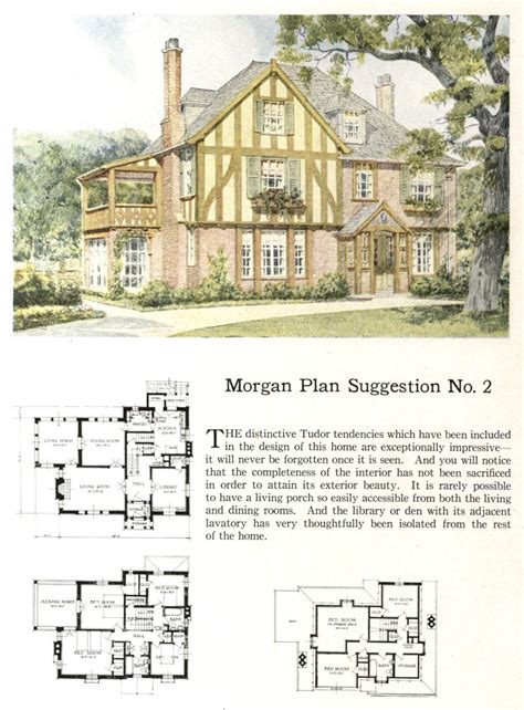 tudor house plans 1920s